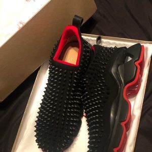 louboutin spike sock donna